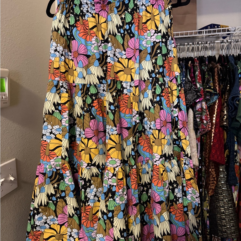 Nooworks Cosmic Flowers Prairie Skirt - Picture 3 of 4
